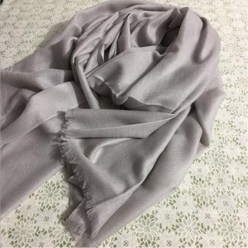 Pure Cashmere Scarves Gray Women Fashional Winter Scarf